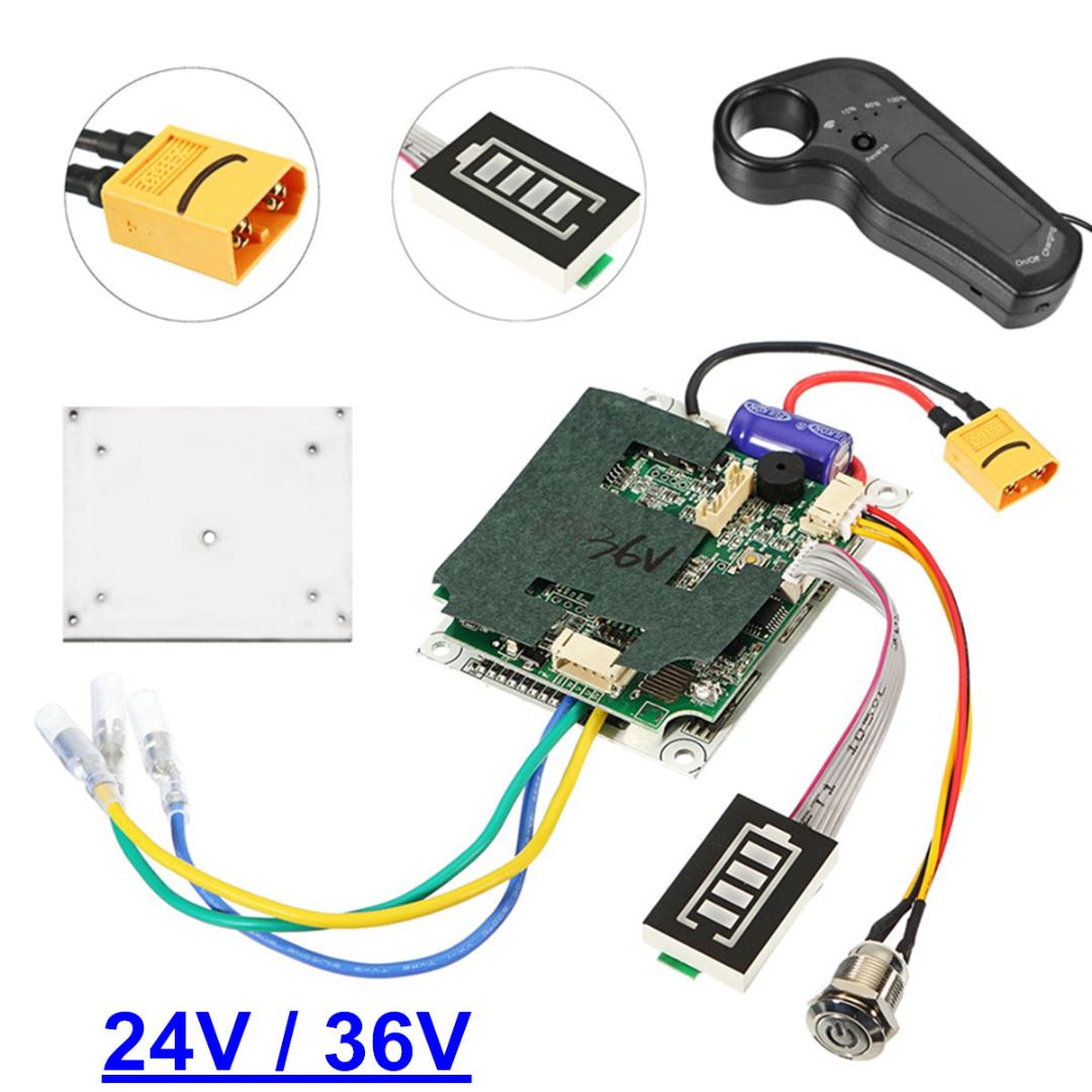 Skateboarding 24-36V Single Belt Motor Electric Skateboard Controller Longboard ESC Substitute Parts Scooter Mainboard Instrument Tools