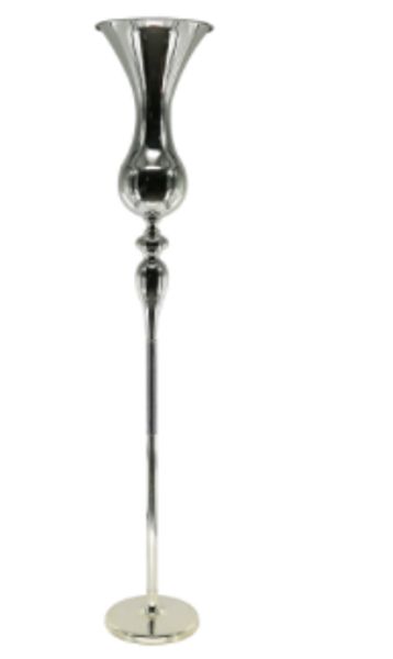 lattest style Gold Candle Holders Metal Candlestick Flower Vase Table Centerpiece Event Flower Rack Road Lead Wedding Decoration