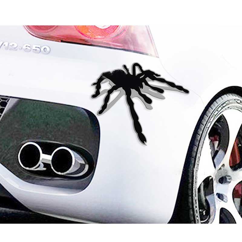 CAR 3D Stereo Shadow Spider Simulation Sticker Simulation Spider Car Scratch Decals