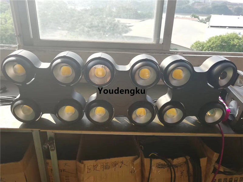 2 pieces Waterproof Four Eyes 4*100W rgbw 4in1 big eyes professional IP65 outdoor stage led audience blinder beam light