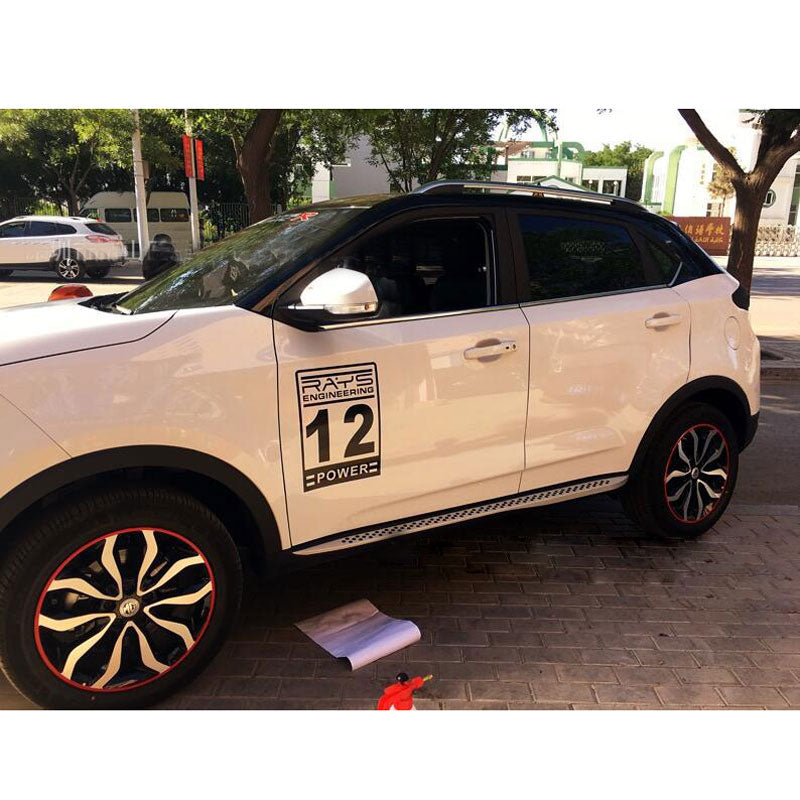 1PC Digital Sports Car Stickers Side Door Body Personalized Modified Decals