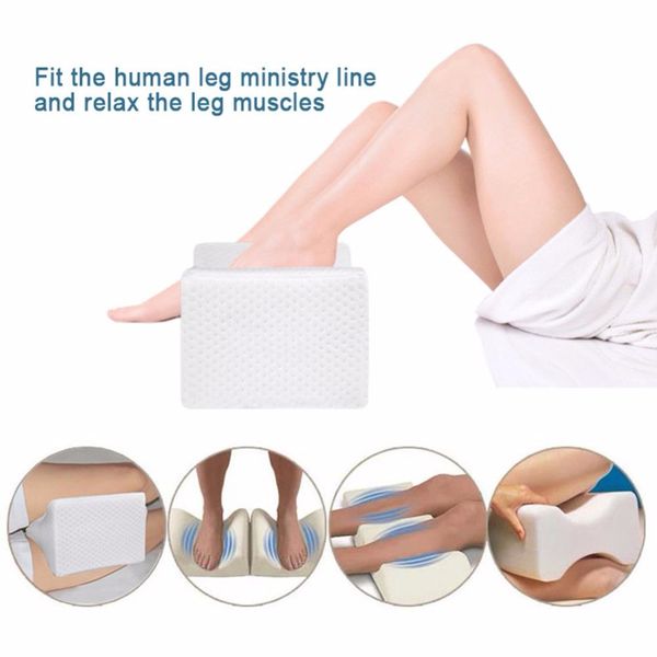 New Memory Foam Leg Pillow For Maternit Great Relief For Back Pain Knee Hip Foam Knee Pillow Health Bed Drop Shipping