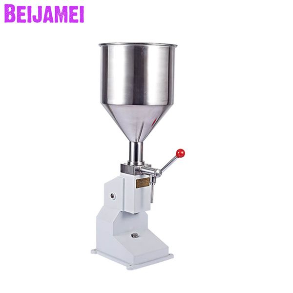 BEIJAMEI Quantitative food filling filler machine hand pressure stainless paste dispensing liquid packaging equipment 0 ~ 50g