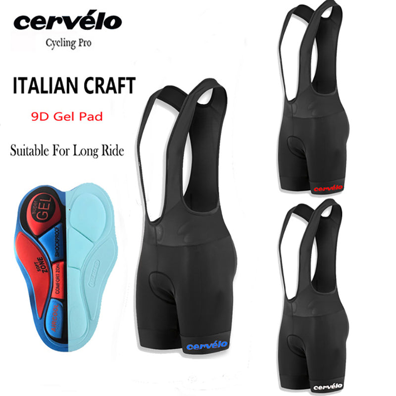 2019 Pro Team Mens Cycling Shorts 9D Gel Pad Cullote Cycling clothing Mountain Bike Padded Shockproof MTB Bicycle Shorts