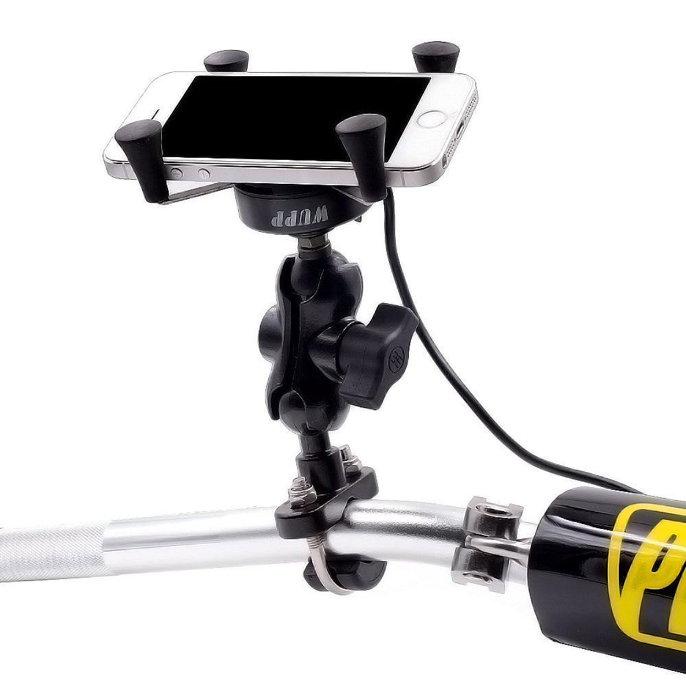 Adjustable X-Type Motorcycle Mobile Phone Holder Bicycle Bike Head Stem Mount Stand Bracket Universal