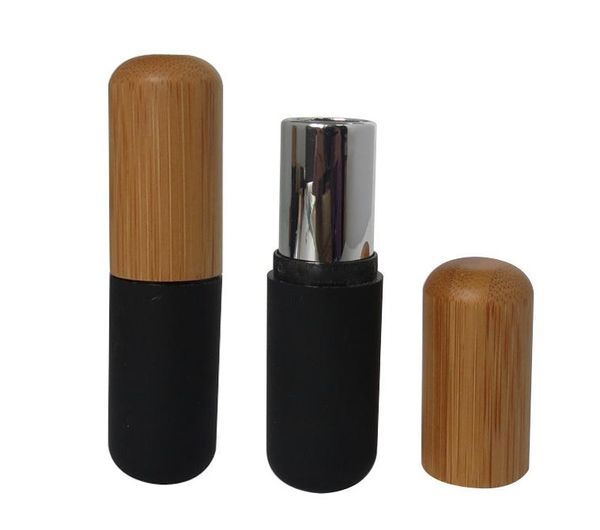 12.7mm empty bamboo lipstick tubes with Bamboo Cap Eyelashes Tube Mascara Bottle Makeup Cosmetic Packaging Container SN2462