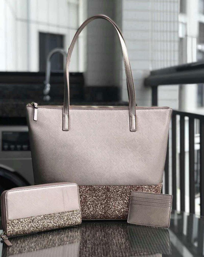 brand designer larger glitter purse set Patchwork shining shoulder crossbody shopping bags pu women handbag totes