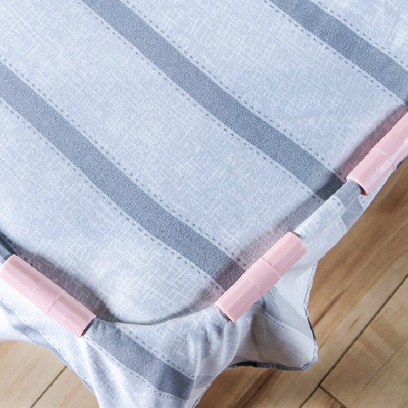 10PC Bed Sheet Clip Mattress Grippers Fasteners Clothes Pegs Coverlet Holder Slip-Resistant Fixing Clip Holders Clamps