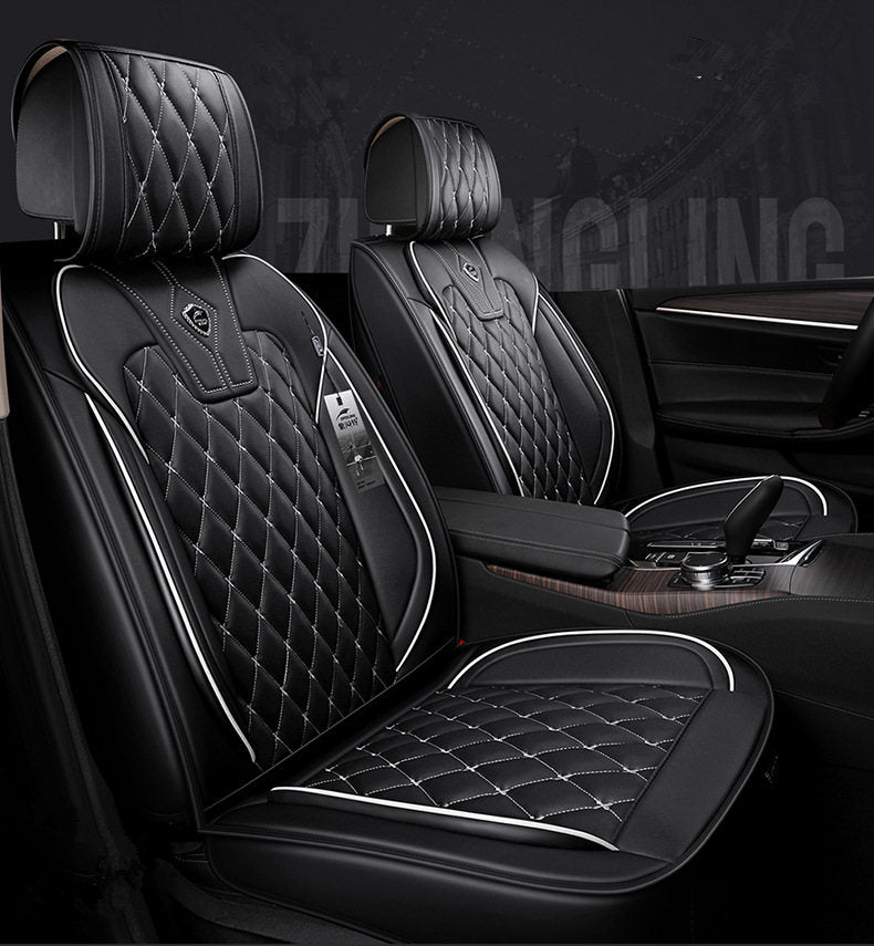 Universal Fit Car Accessories Seat Covers For Trucks Full Surround Design Durable PU Leather Adjuatable Five Seats Covers For Ram Trucks ZFL