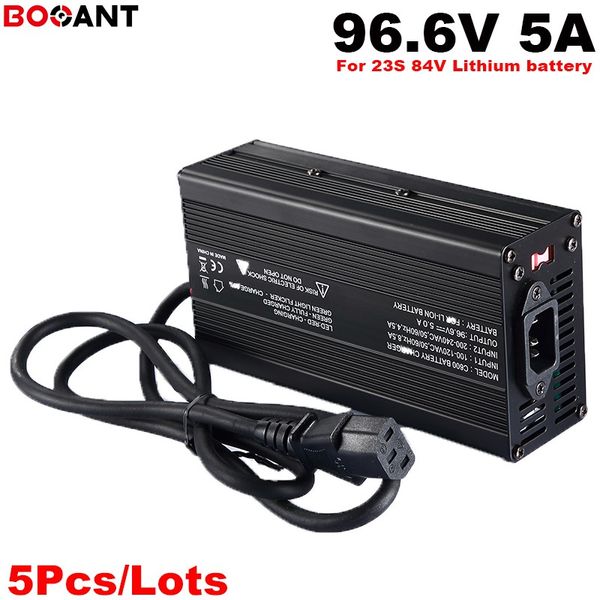 Wholesale 5Pcs-lots Lithium Battery Charger 96.6V 5A li-ion Charger for 23S 84V electric bike Battery 84V 5A charger