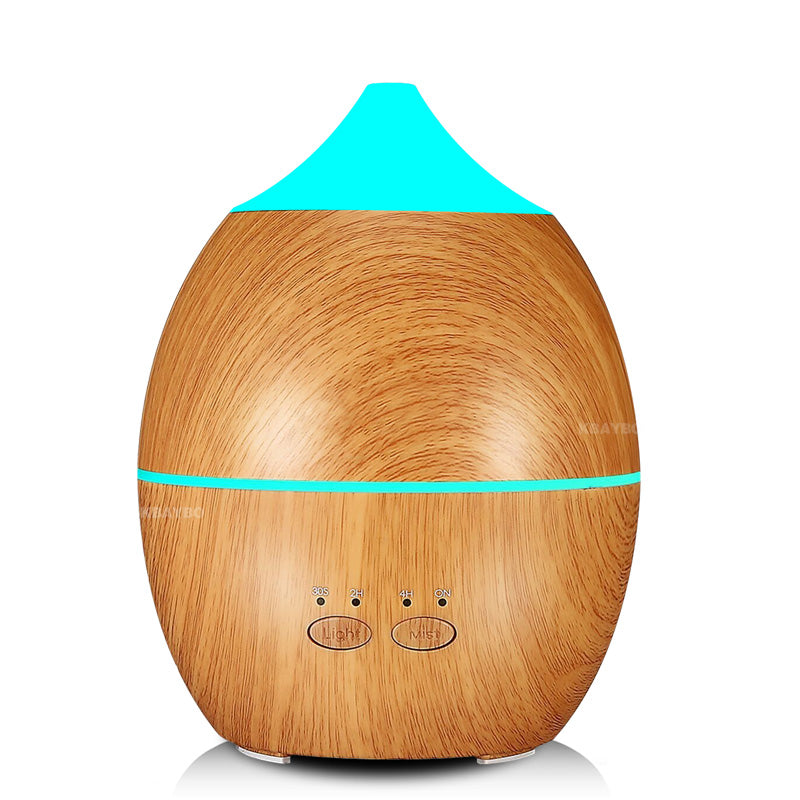 300ml Humidifier Aroma Diffuser Aromatherapy Wood Grain Essential Oil Diffuser Ultrasonic Cool Mist maker for Office Home