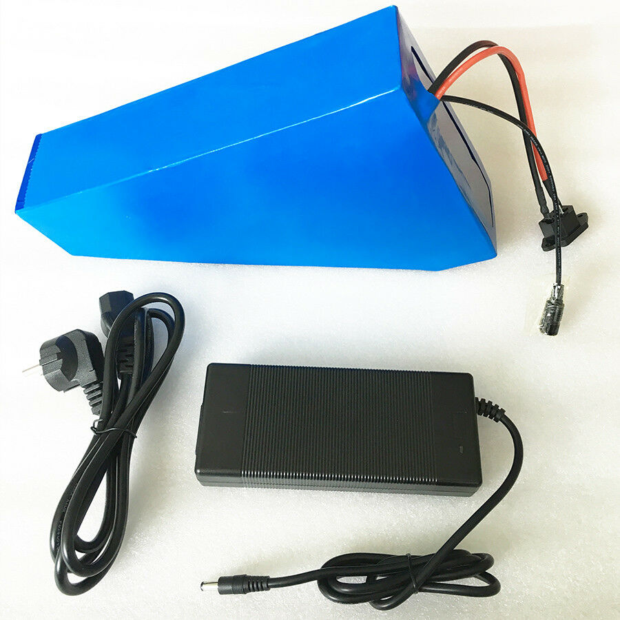 waterproof high-quality triangle battery for electric bike 48V 20AH lithium batteries for 400W to 1300W motor with Charger and bag