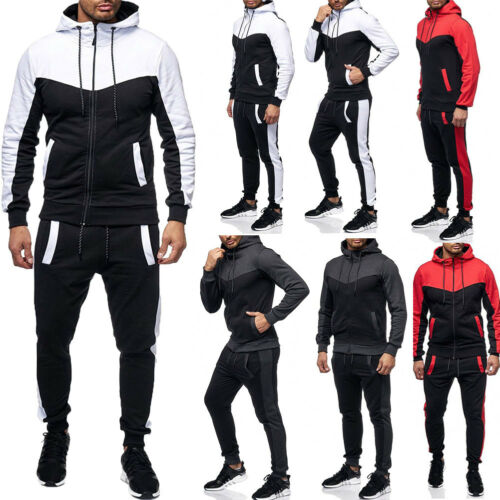 Hoodie Pants Sets Tracksuit Jogging Sweatsuit Activewear Mens Tracksuit Set Hoodies Joggers Set Fall Winter Gym Active Wear
