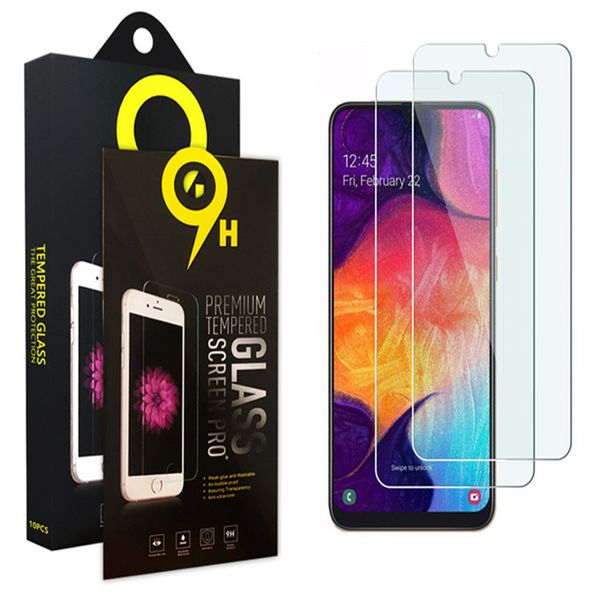 For Samsung A10E A50 A10 A20 A30 A40 Tempered Glass Screen Protector for Galaxy M40 A70 A80 A90 A60 M10 M20 M30