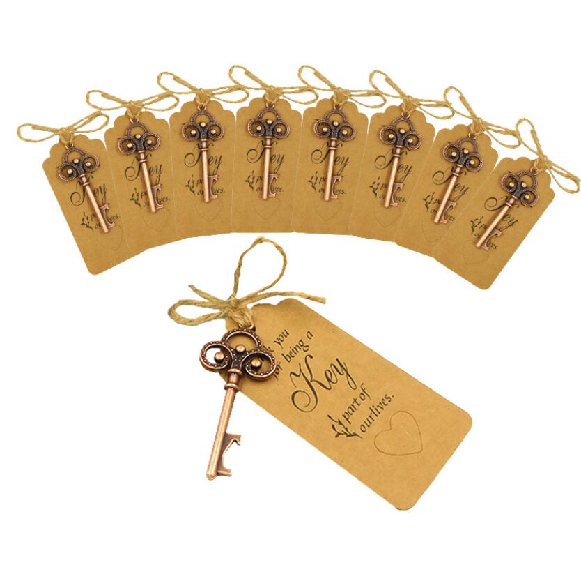 Mini Portable Key chain Antique Key Shape Steel Bottle Openers Beer Wine Bottle Opener Keychain Opener Tool Wedding creative gift 19 Style