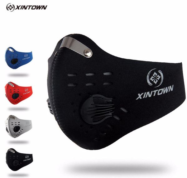 XINTOWN Men-Women Activated Carbon Dust-proof Cycling Face Mask Anti-Pollution Bicycle Bike Outdoor Running mask face shield CM2