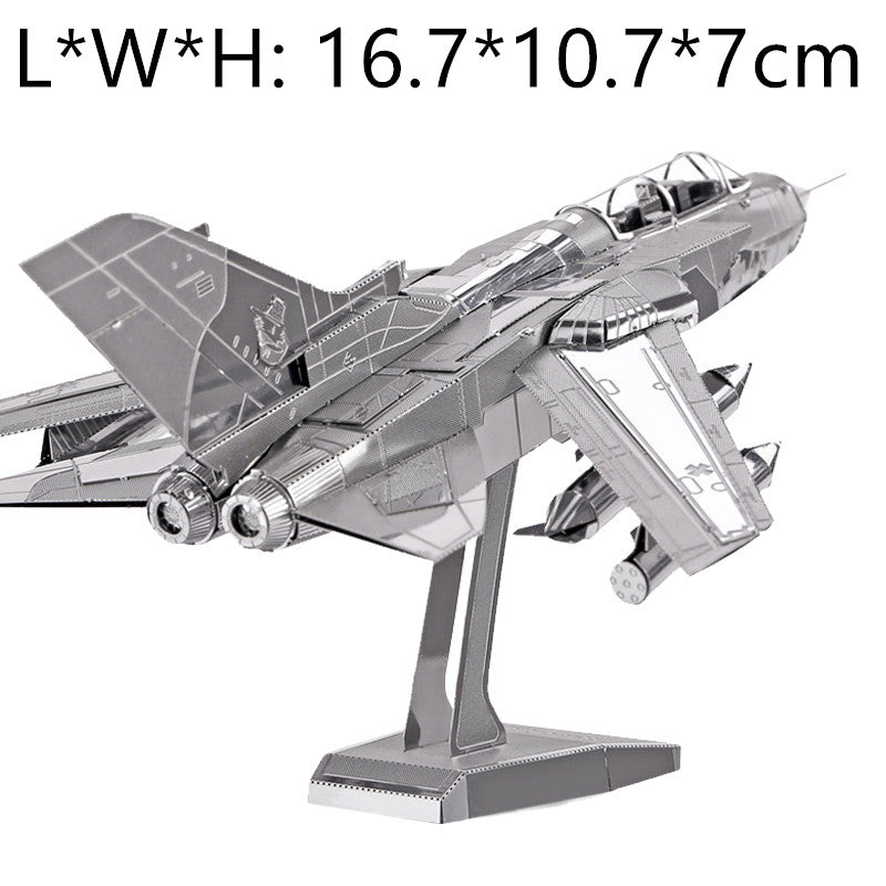Piececool 3D metal puzzles DIY cool boy toy and gift the tornado fighter JET model difficul assembly