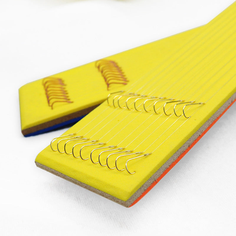 20 Sticks - 10 Sets of Roll Feeders Hooks Squid Fly Fish Worm fishing equipment lures Silk Wire Bundle Bait Carbon Steel Fishing Hook