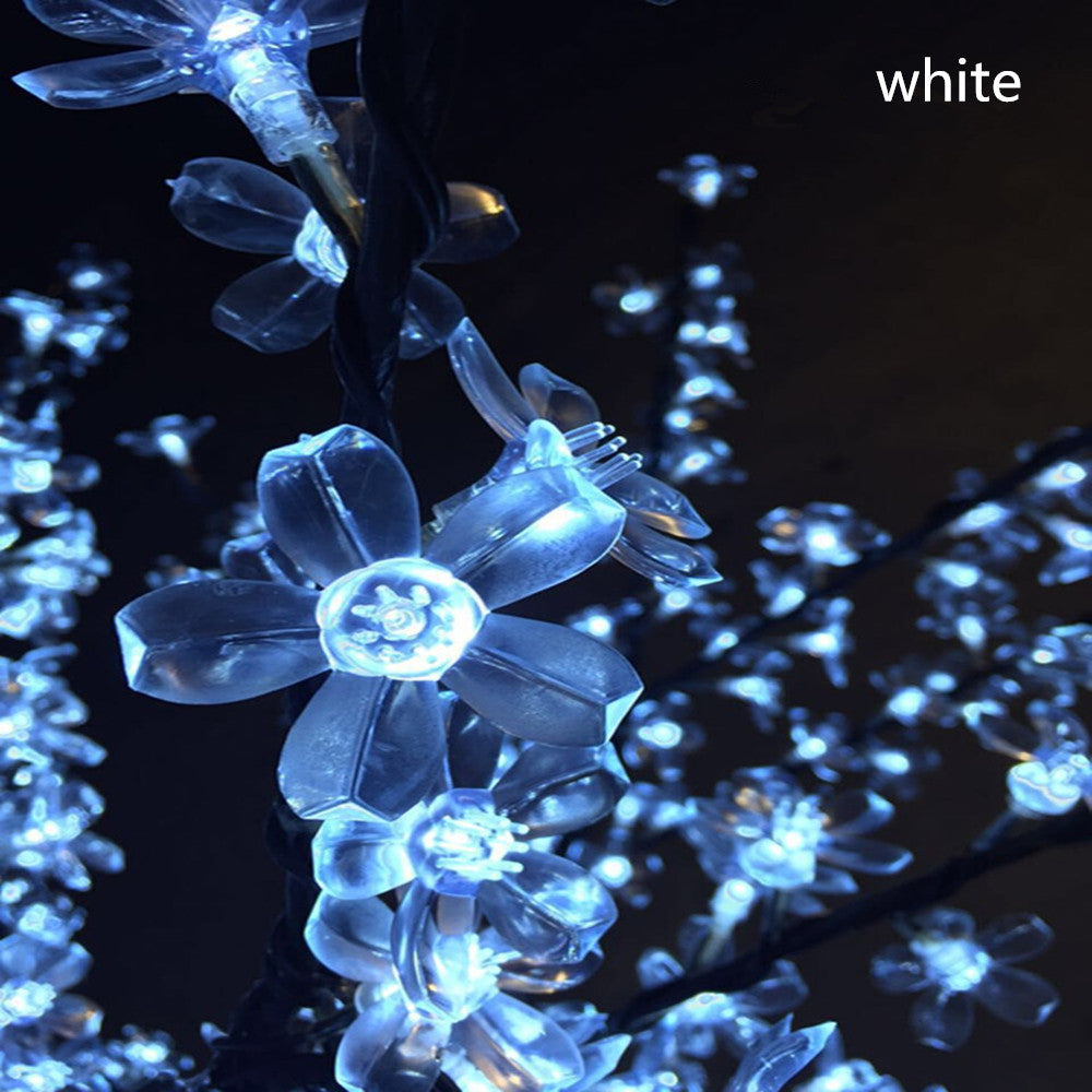 LED artificial cherry tree lights Christmas lights 1152pcs LED bulbs 2m 6.5ft height 110 220VAC rainproof outdoor use free shipping