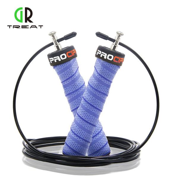 3M Adjustable Jump Rope Non-slip Weighted Jump Rope Speed Skipping for Exercise Fitness Training with Free Bag