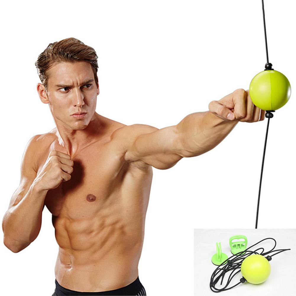 Boxing Ball reflex Speed Training Equipment Sanda Hand Eye Reaction Exercise Muay Combat Ball Fitness Double End Bag
