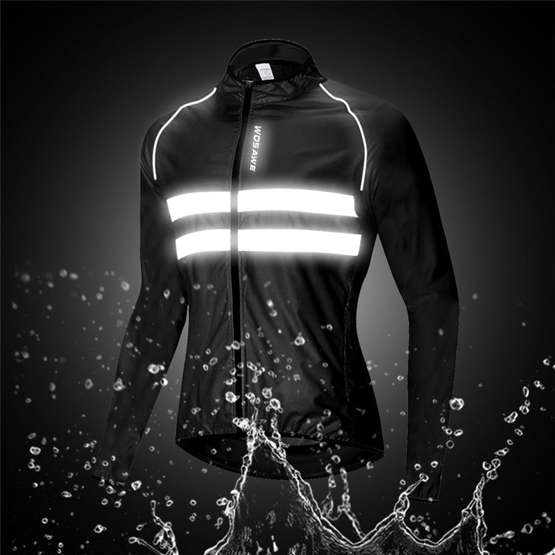 1 piece Outdoor Camping Reflective Jacket High Visibility Waterproof Running Vest Night Riding Safety Vest Mountain Bike Riding Clothing