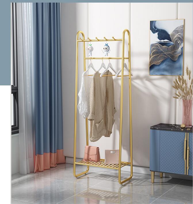 clothes hanger Light luxury cloth rack Bedroom Furniture floor standing simple household Nordic clothing racks modern