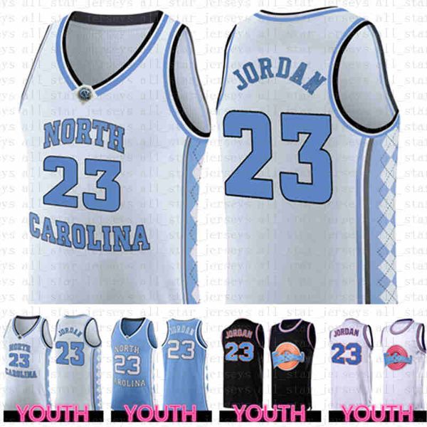 2020 new North Carolina State University 23 Michael JD Youth Kids Mens Basketball Jersey NCAA Tune Squad Space 23 Jerseys