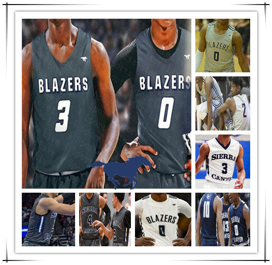 Sierra Canyon High School Basketball Jersey Custom Bronny James Ziaire Williams Zaire Wade Brandon Boston Jr Shy Odom Terren Frank Men Youth