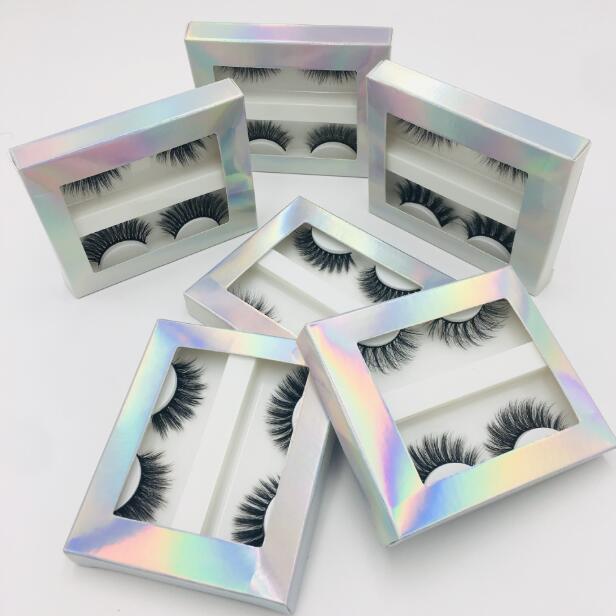 2 Pairs mink false eyelashes set thick natural long handmade fake lashes eye makeup accessories 6 models available DHL Free