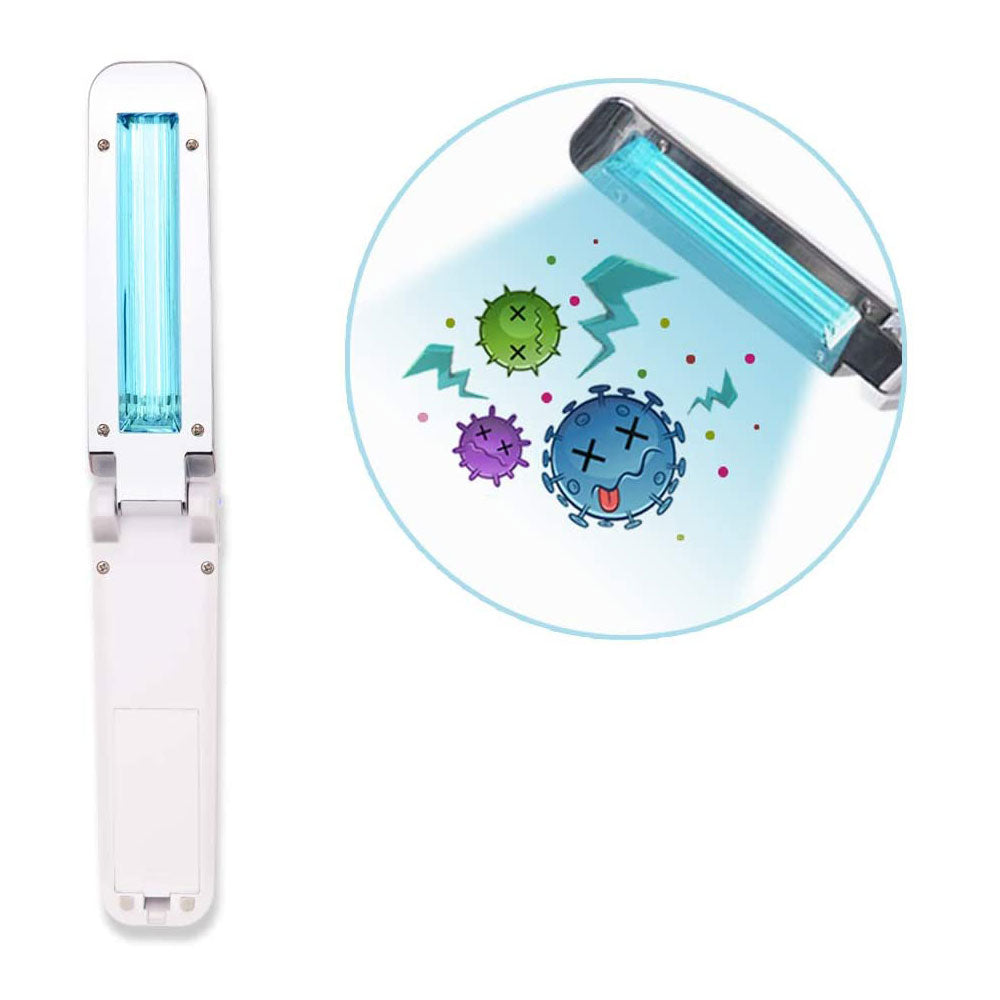 UV Lights Sanitizer Travel Wand UVC Light Without Chemicals for Hotel Household Wardrobe Toilet Car Pet Area,Germ-Killing Function