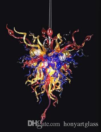 New Fashionable Colorful Mini Chandeliers AC Led Bulbs 110v-240v LED Lighting Modern Lamps Home Hotel Living Room Decoration