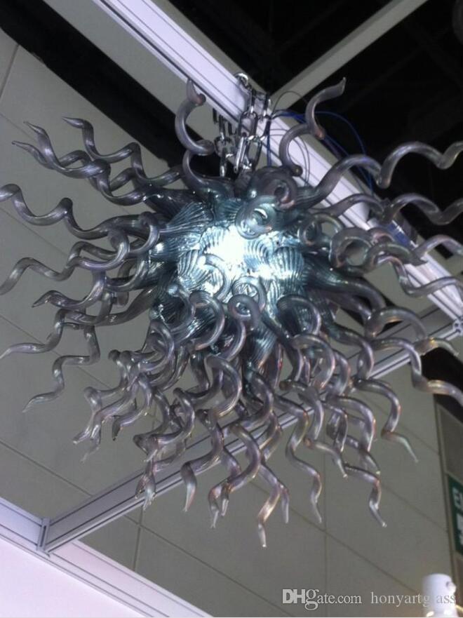 Free Shipping AC Led Bulbs 110v-240v 100% Unique Lighting New Arrival Hand Blown Art Glass Chandelier