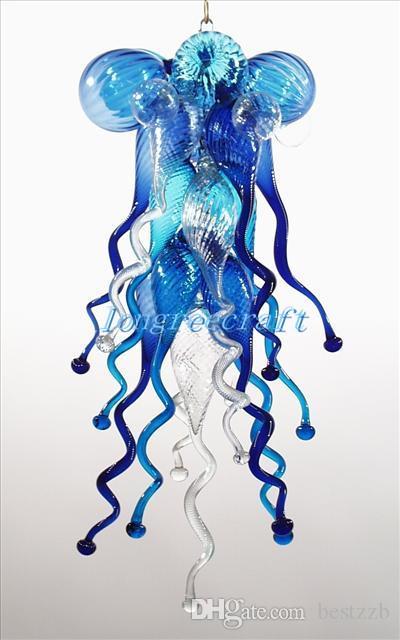 Free Shipping Mouth Blown 110v-120v LED Bulbs Special Mini Glass Chandelier Art Lighting Kitchen Pendant