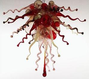 Lamps Design Pendant Lamp Crystal Chandeliers Lights LED Bulbs Hand Blown Retro Glass Chandelier Lighting for House Decoration