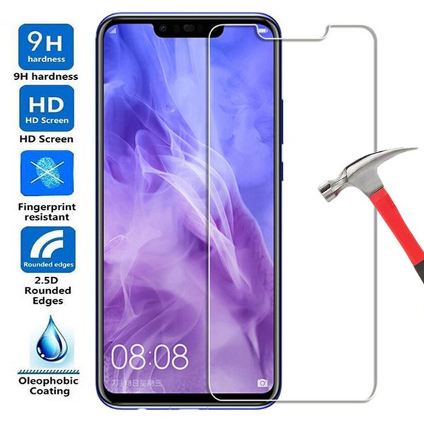 500pcs Mobile Phone Tempered Glass For Huawei GR3 GR5 2017 2018 Mate 9 10 20 30 Pro Lite Screen Protector DHL Free