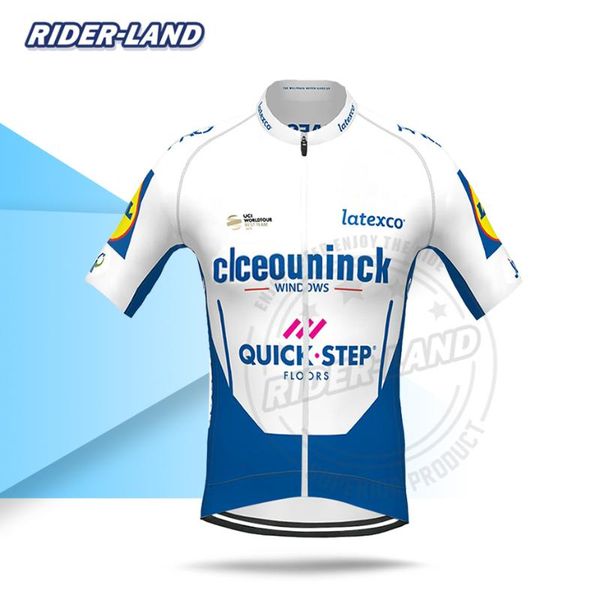 2020 QUICK STEP Cycling Clothing Short Sleeve Jersey Pro Team Bike Shirt Men Summer Bicycle Race Tops MTB Ropa Ciclismo