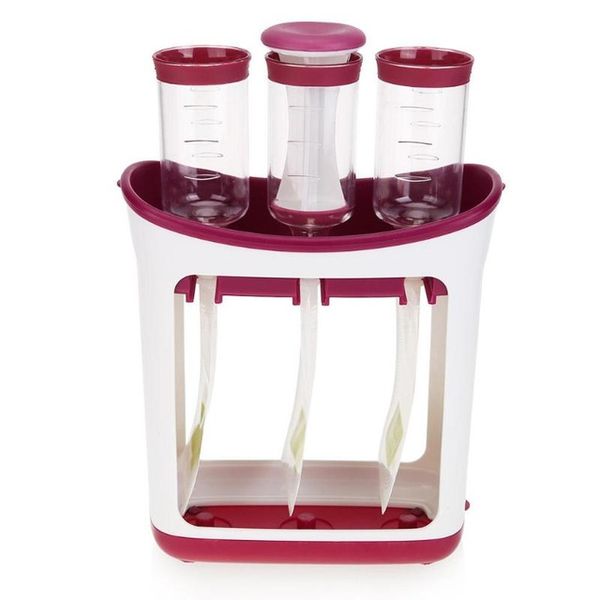 Wholesale Baby Food Feeding Maker Juicer Newborn Fresh Fruit Juice Containers Fruit Paste Extruder Storage Infant Food Chewing Tool