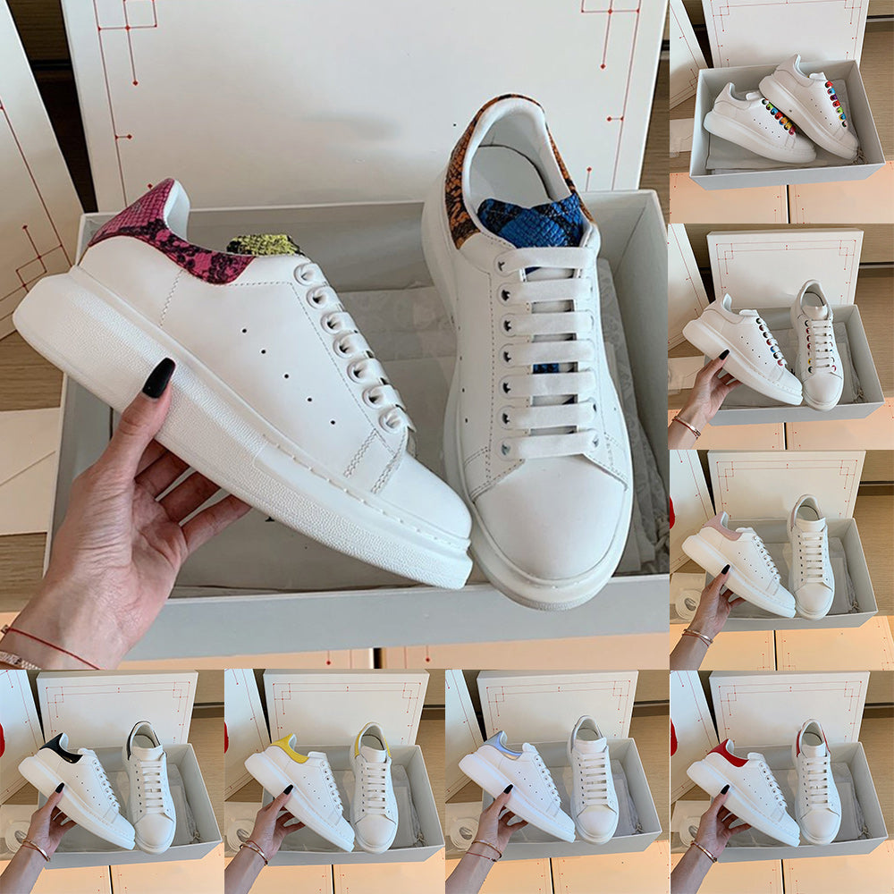 Snakeskin Grain Mens Womens Chaussures Shoe Velvet Black Platform Casual Sneakers Luxury Designers Shoes Leather Solid Colors Dress Shoe