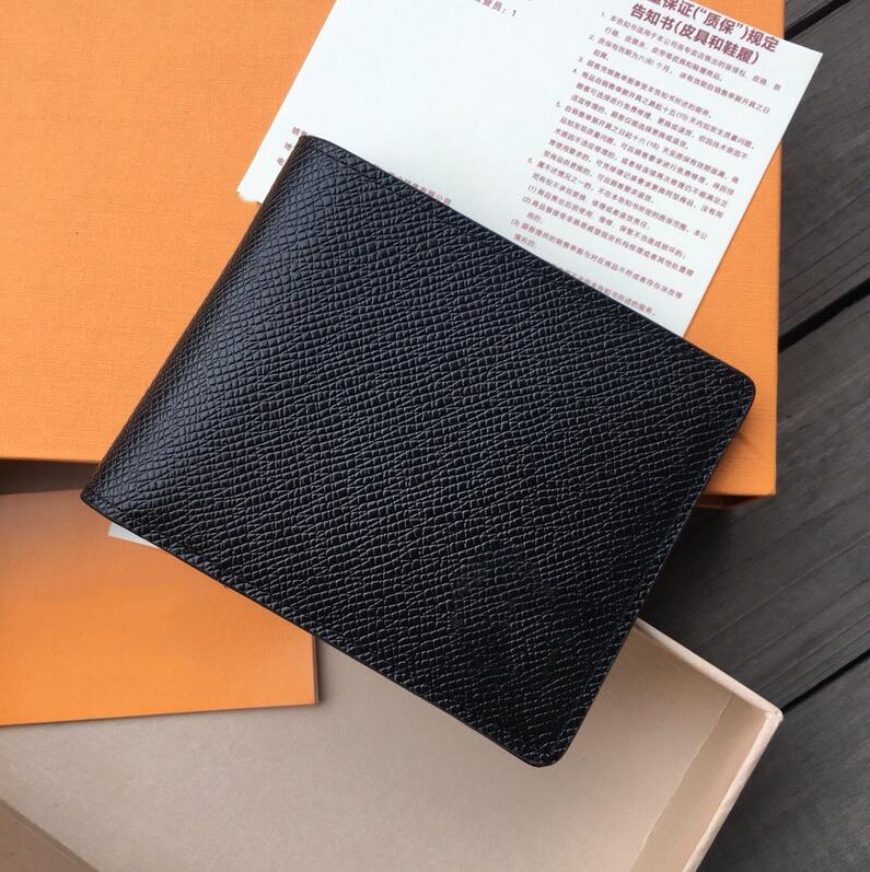 Designer Mens Wallet Famous Men Luxury Wallets Special Canvas Multiple Short Small Bifold Wallet Card Holders with Box