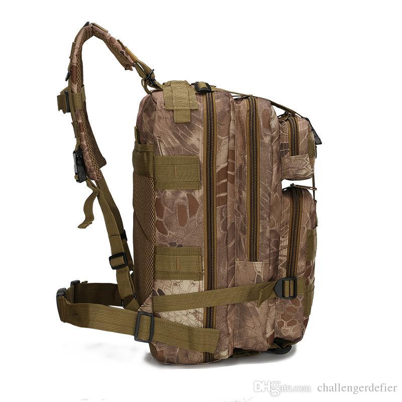 Outdoor mountaineering bag army fan equipment camping backpack sports friends shoulder bag 3P backpack single pull