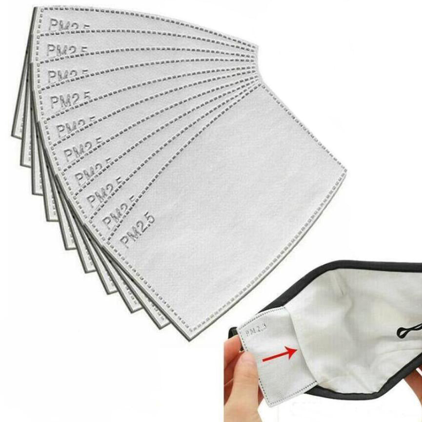 Anti Dust Droplets Replaceable Mask Filter Insert for Masks Paper Haze Mouth PM2.5 Filters Household Protective Products for Adult Kids