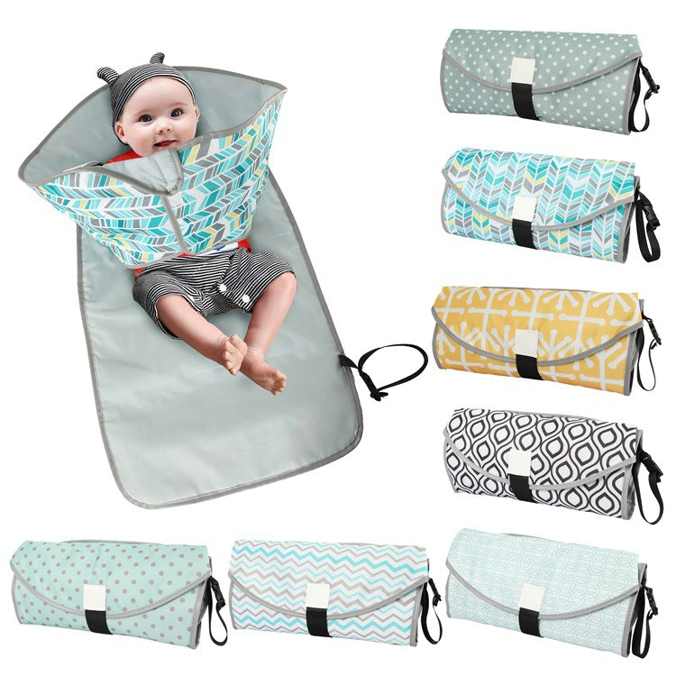 Waterproof Baby Changing Mat Portable Diaper Chang Pad travel table Changing Station for Toddlers Infants RN8052