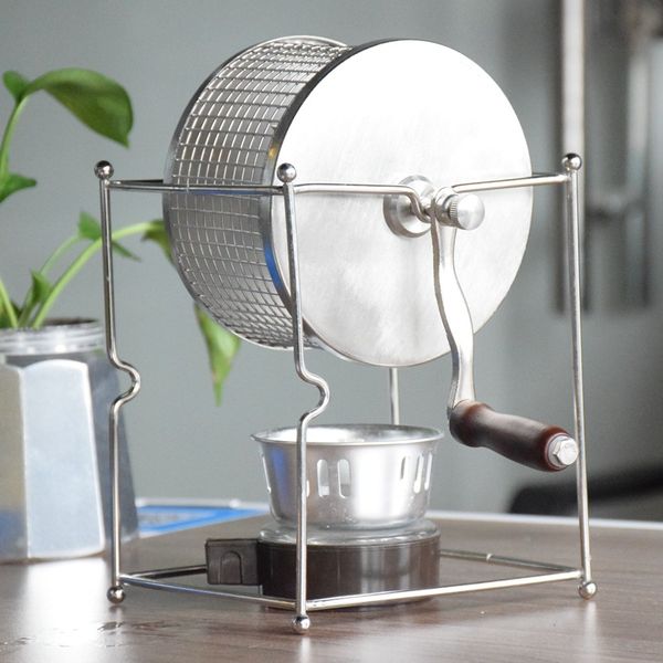 HOT SELLING Household Hand Bean Baker Coffee Bean Baker Small Stainless Steel Roller Baker Coffee Roaster