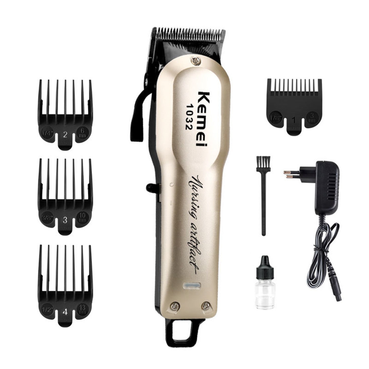 100-240V kemei professional hair clipper beard powerful hair shaving machine barber cutting hair trimmer electric razor