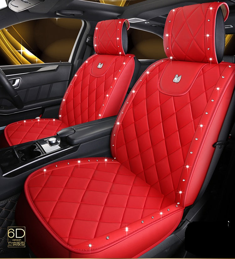 Universal Fit Car Interior Accessories Seat Covers For Sedan PU Leather Adjuatable Five Seats Full Surround Design Seat Cover For SUV 1903