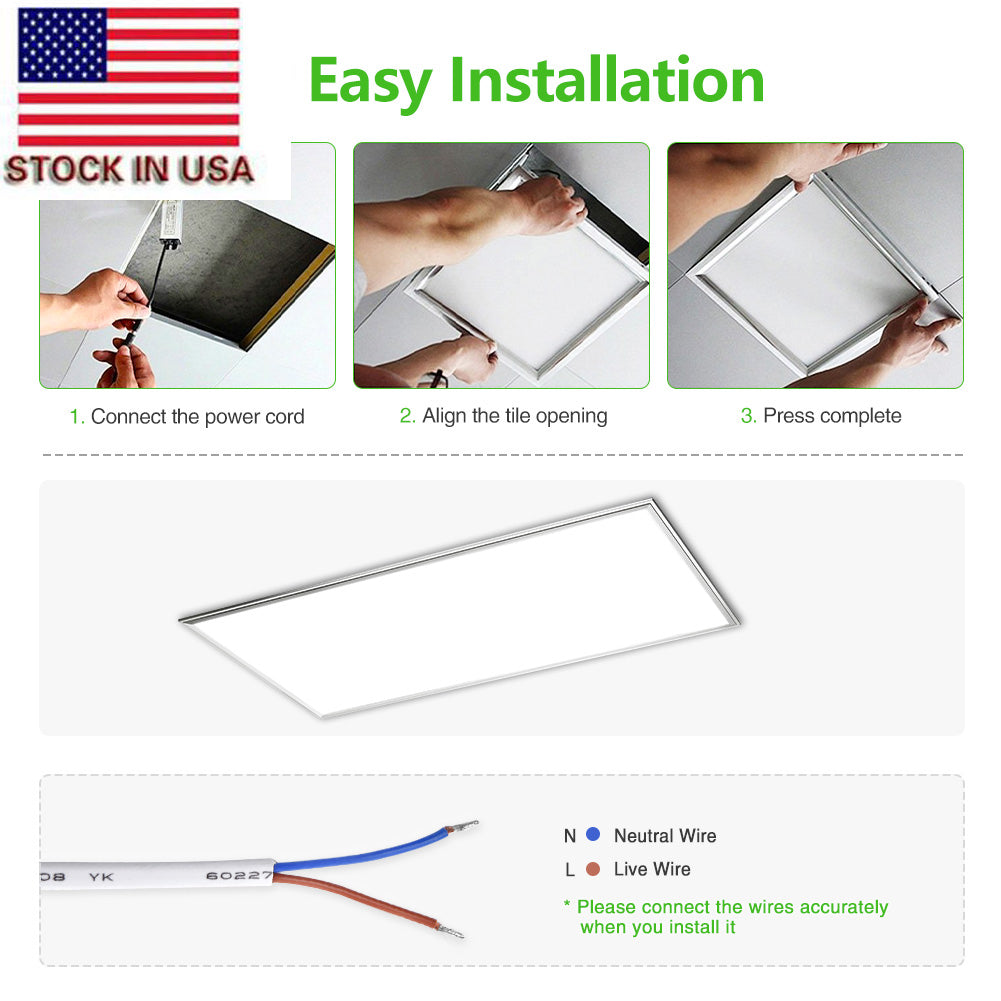 30*30 Large Pannel Light Cool White 220V 12W LED Lighting For Office School Hotel and Home Decoration