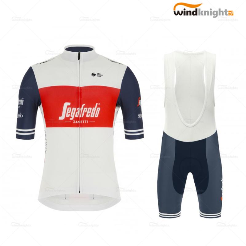 2020 summer mens -segafredo race short sleeve jersey Set ropa ciclismo MTB Cycling Bib Shorts Bike Jersey Set Roupa