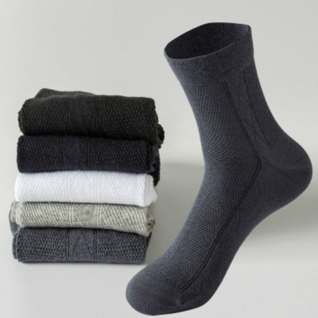 Men&#039;s Designer Socks Handcrafted Mesh for Summer Ultra-thin Socks Deodorant Summer Long Hose Sweat Absorption Breathable Stockings New