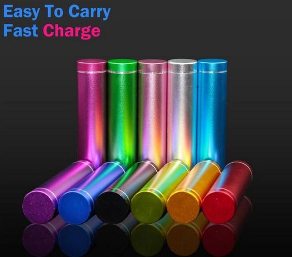 2600mAh Power Bank Charger Portable 2600 mah Mobile Phone USB PowerBank External Backup Battery Chargers for Samsung iPhone HTC